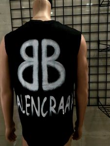 Black Balencraaa Tank Top