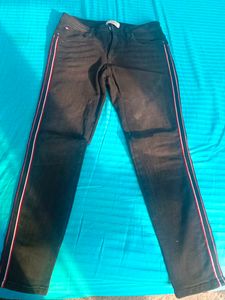 Striped Slim Jeans