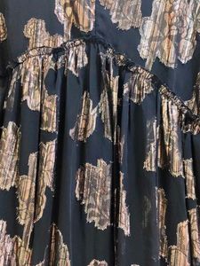 Stylish Black &amp; Gold party Dress