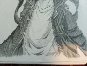 Manga Art Sketch of mikey