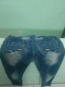 Vintage Wash Denim Jeans