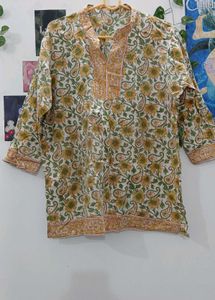 Floral Short Kurti