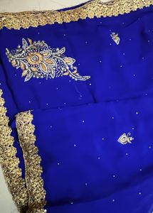 Royal Blue Saree