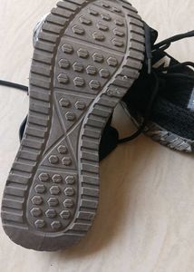 Unique Patterned Sneakers Black Shoes