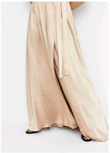 Mango Elegant Gold Maxi Dress