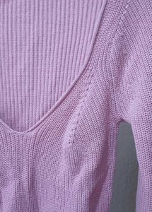 ZARA Pink Knit Sweater