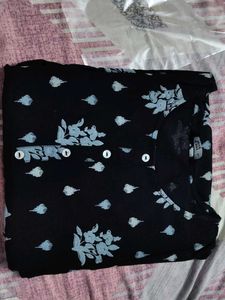 Black Printed Kurti