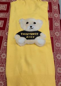 Yellow Bear Graphic Sweater