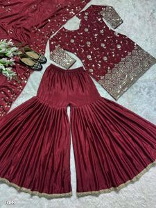 Heavy embroidery Sharara  All Size👛