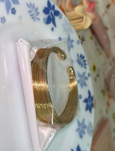 Gold-Plated Bangle-Style Cuff Bracelet🎀🎀