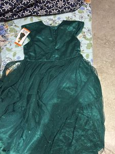 Emerald Green Sparkle Party Dress