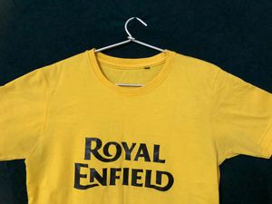 Yellow Royal Enfield T Shirt
