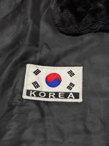 Korea Flag Black Jacket oversized XL