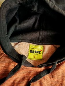 Orange Graphic Hoodie