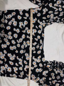 Cute Shein Black Floral Dress
