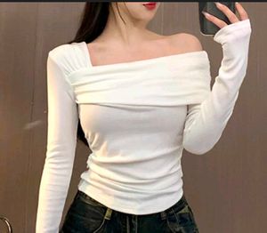 Asymmetrical Long Sleeve Top(bodysuit)