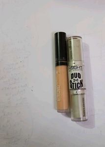 duo stick insight and swiss beauty concealer shade