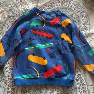Skate Print Kids Sweatshirt