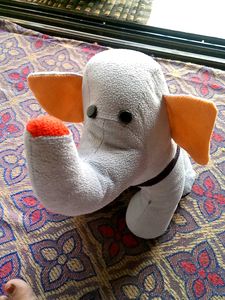 Cute elephant soft toy