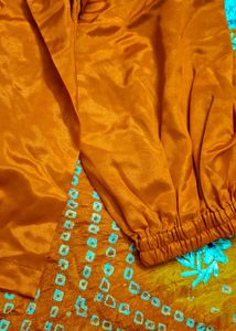 Bandhani gotta dress