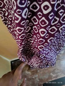 New Unused Purple Printed Night Suit