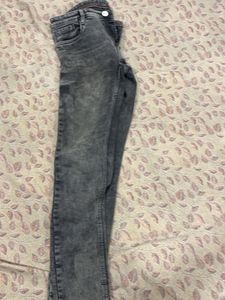 Stylish Gray Denim Jeans