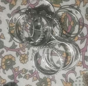 Silver Colour Bangalie Set