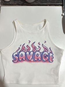 Savage Graphic Tank Top