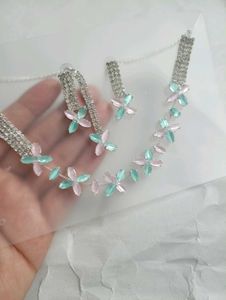 4 Pc Ad Stone Choker Set