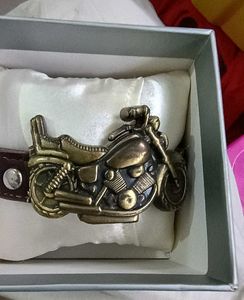 Working Funky Wrist Watch Bike Shape