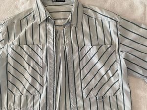 ZARA Oversize Cropped Shirt