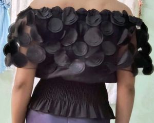Chic Black Off-Shoulder Top
