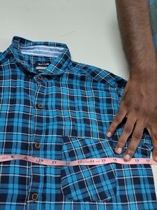 Suzus Sky blue With Checked Shirt.