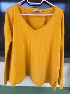 Zara Mustard Yellow Top