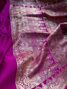 100% Pure Silk Wedding Wear Banarasi Saree