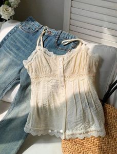 Vintage Pinteresty Lace Trim Top