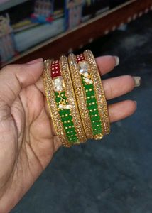 Light Weight With Multi Colour Kada Set