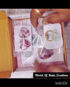 Valentine Day Resin Heart Combo For Your Love Ones