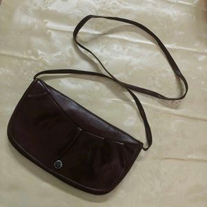Vintage Brown Crossbody Bag
