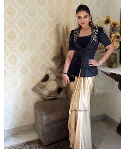 Elegant Black Saree Blouse