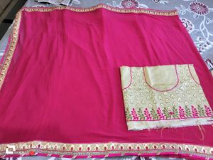 New Pink Saree