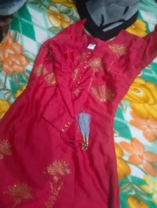 Beautiful Maroon Kurta