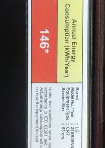 LG CRT TV