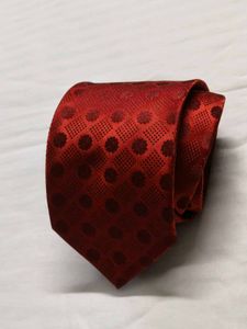 Bagutta By Bentley Red Patterned Silk Tie