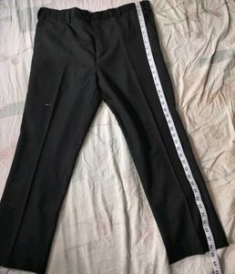 Black Trousers Waist Adjustable