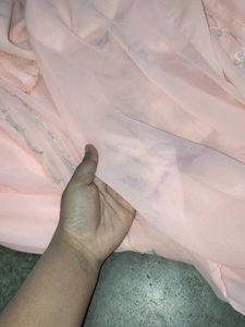 Soft Peach Colour Saree
