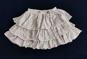 Tiered Polka Dot Skirt