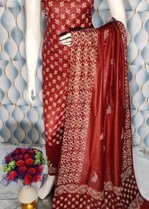 New Exclusive Block Print Dress Material