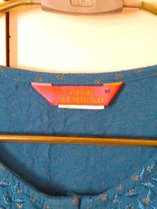 Blue Babydoll Short Kurti