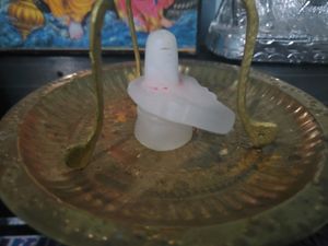 Shivling, Small Shivling For Home With Plate